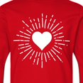 thumbnail image 4 of Inktastic Heart Valentine Day Girls Long Sleeve Youth T-Shirt, 4 of 5