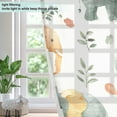 thumbnail image 4 of Leaves Elephants Blackout Curtains 63 inch Length 2 Panels Window Decoration Curtains for Bedroom Living Room, 4 of 6