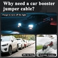 thumbnail image 3 of Yalumo 6 Gauge 13 Feet Jumper Cables for Car, Jumper Cables Heavy Duty with Carrying Bag, Car Jumper Cables for Jump Starting Dead or Weak Batteries, Booster Cables for SUV and Trucks Battery, 3 of 7