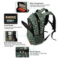 thumbnail image 5 of FORMRS Unisex Backpack Elementary School Travel Bookbag with Reflective Stripes, Christmas Candy Cane, 5 of 7