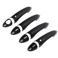 thumbnail image 4 of 8pcs Couvercle de la Porte Extérieure Modèle de Fibre de Carbone avec des Trous de Remplacement pour Giulia 2017-2020 Poignées de Porte Extérieures Automobiles, 4 of 8
