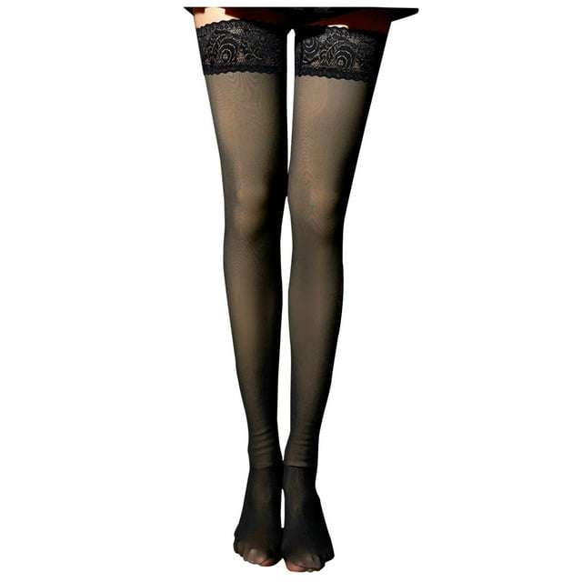 IROINID en Solde Chaussettes Hautes pour Femmes Chaussettes de Compression Hautes Automne et Hiver Chaussettes Épaisses Isolantes Protecteurs de Genoux