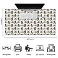 thumbnail image 5 of Long Mouse Pads for Desk,Brown Bigfoot and Tree Pattern Desk Mats on Top Of Desks, Desk Mouse Pad Extra Large with 3mm Non-Slip Base and Stitched Edge for Gaming,Office,Work,Home 47.3"x23.6", 5 of 6