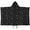 Black White Gothic-1, variant on Dark Blue Celestial Pattern Hooded Bath Towel，50"x30" for Ages 3 To 12 Kids, Quick Dry Lightweight Soft Microfiber Hood Beach Towel Cover Up for Kids