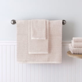 Performance Texture 6-Piece Towel Bundle – Navy, 430 GSM 100% Cotton Bath Towel Set With Hand Towels & Washcloths