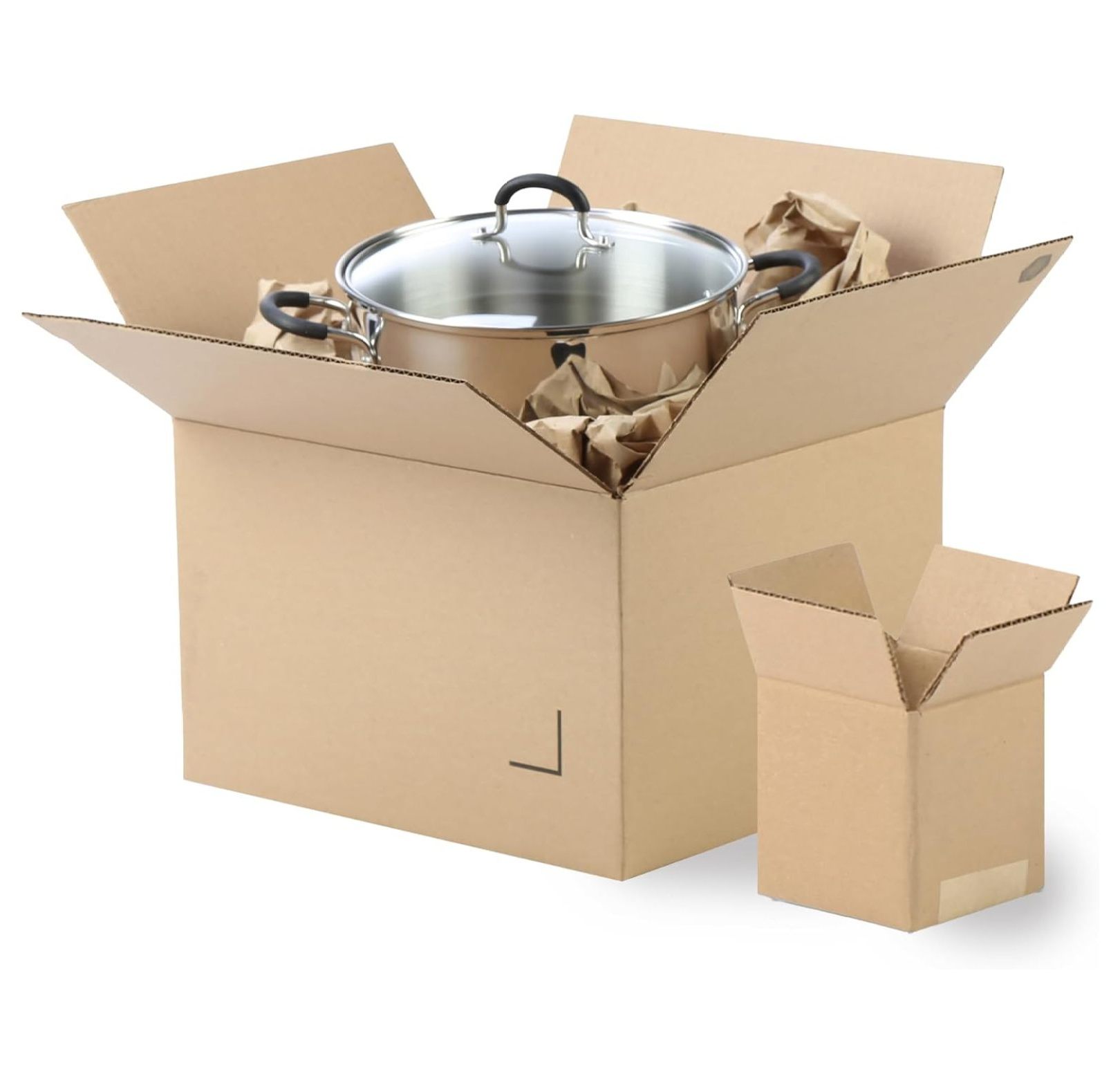 ValueMailers 25-Pack 12x9x8 Cardboard Shipping Boxes – Brown, Moving/Mailing Cartons