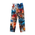 thumbnail image 5 of Balery 3D Butterfly print Men's Pajama Pants,Ultra Lightweight Pjs,Lounge Pant-Small, 5 of 9