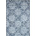 thumbnail image 1 of Bashian R120-AZ-5X7.6-CL207 5 ft. x 7 ft. 6 in. Venezia Transitional 100 Percentage Wool Hand Tufted Rectangle Area Rug, Azure, 1 of 1