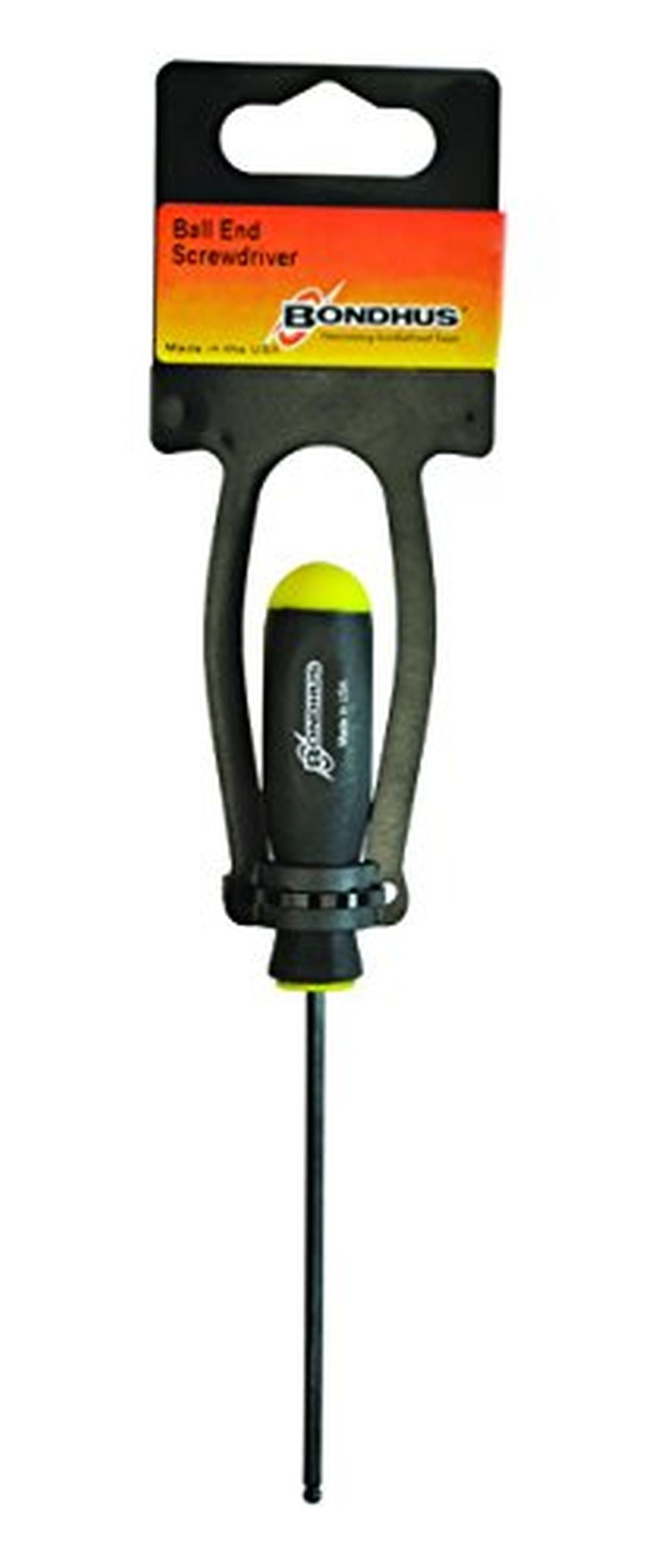 Bondhus 8mm Ball End Power Bit - ProGuard Finish, 76mm Long, Fits 1/4" Drivers - Lifetime Warranty