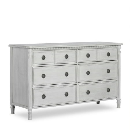 UPC: 0693892465295 | evolur Julienne Double Dresser – Antique Grey Mist