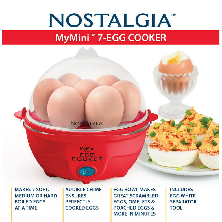 MyMini Premium 7-Egg Cooker, Teal 