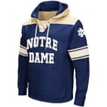 thumbnail image 2 of Men's Colosseum Navy Notre Dame Fighting Irish 2.0 Lace-Up Pullover Hoodie, 2 of 4