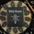 thumbnail image 1 of Runas de Brujas Símbolo Gitano Juego de Runas de Brujas con Bolsa de Almacenamiento para Meditación, 1 of 7