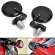 thumbnail image 5 of 2pcs/Pair 7/8 Universal Motorcycle Rear View Mirrors Round Handle Bar End Foldable Motorbike Side For Cafe Racer CAR, 5 of 5