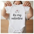 thumbnail image 2 of Pañalero Be My Valentine San Valentin Ropa Bebe Body Blanco, 2 of 4