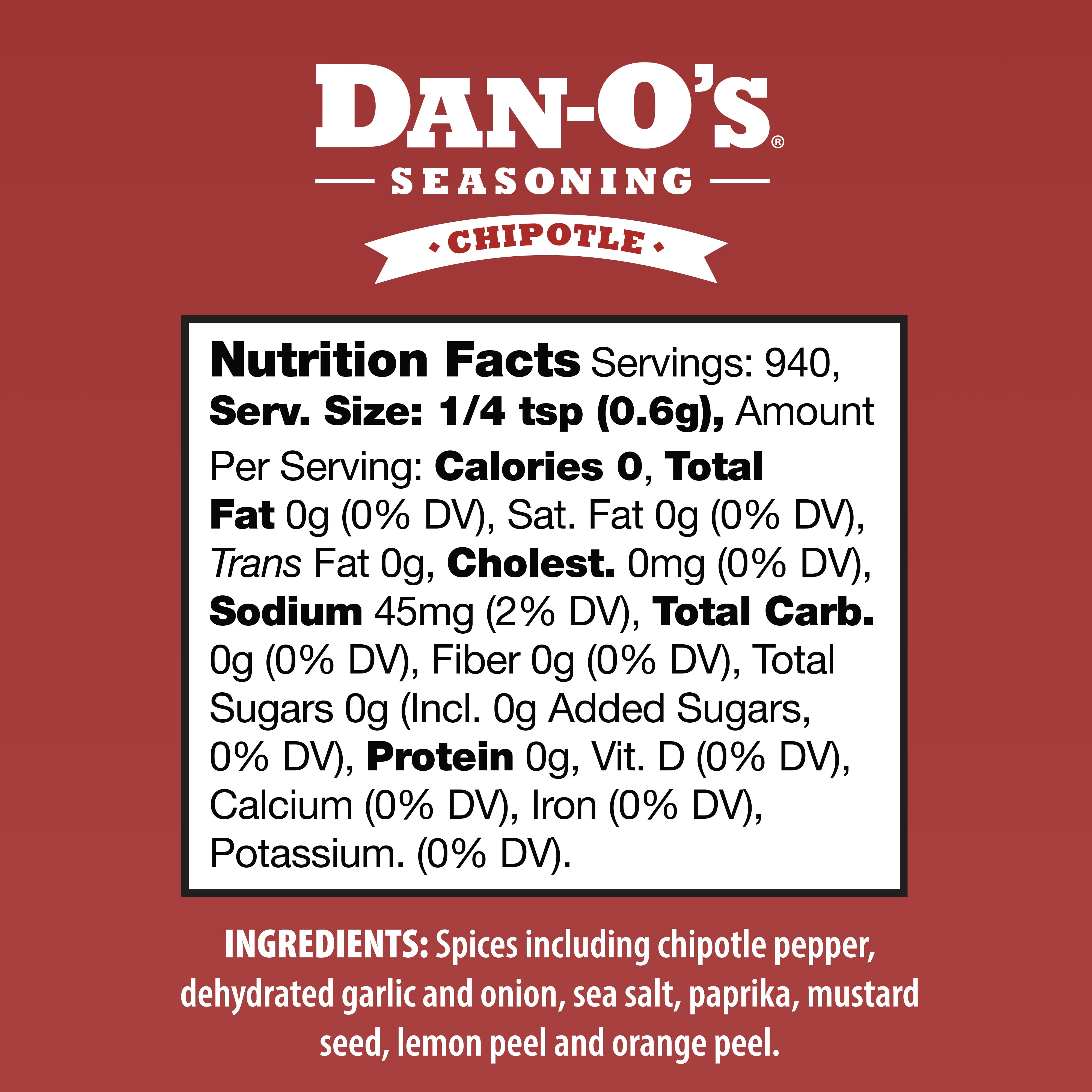 Dano's Seasoning 3 Pack Bundle - Original, Hot Chipotle & Spicy Flavors, All N