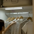thumbnail image 4 of 60 LED Closet Light USB Rechargeable Under Cabinet Lighting Motion Sensor Wardrobe Light with Magnetic Strip for Closet Wardrobe, 4 of 9