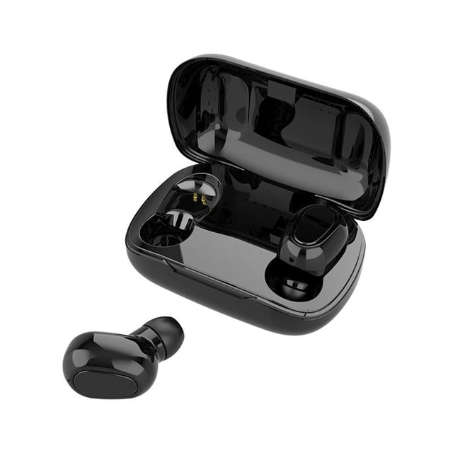 Xihbxyly Palets de Liquidación a La Venta Auriculares Inalámbricos Bluetooth 5.0 True Hifi L21 Auriculares Deportivos Estéreo Caja de Carga Portátil
