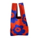thumbnail image 4 of Bolso de Mano Salvador Bolso de Hombro de Punto Sencillo Naranja, 4 of 10
