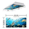 thumbnail image 2 of Octo Lights - Fluorescent Light Covers - 2x4 Flexible Ceiling Light Filters - For Classrooms and Offices - Ocean 004, 2 of 7