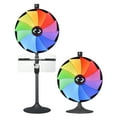 thumbnail image 2 of WinSpin Roue à Prix de 24 Pouces sur Table, Support de Sol, Jeu Tournant avec Porte-Brochures, 2 of 9