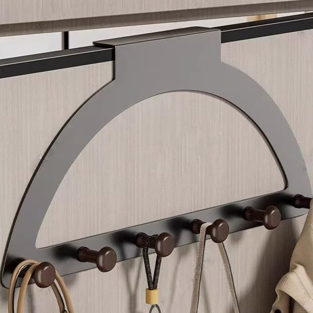 Door Hook Extended Hanger Bedroom Door Hanger Non Perforated Door Back Storage Artifact Hat Hook