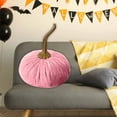 thumbnail image 4 of Handmade Velvet Decorative Pumpkin Ornament Elegant Autumn Home Desktop, 4 of 4
