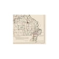 thumbnail image 2 of Historic State Map - Missouri - USGLO 1866 - Vintage Wall Art, 2 of 4