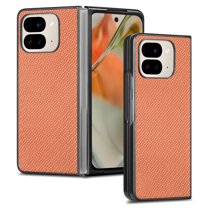 Designed for Google Pixel 9 Pro Fold / Fold 2 Folding Case, Carbon Fiber Texture   TPU, Shockproof Lightweight Slim Drop Protection Cover for Google Pixel 9 Pro Fold / Fold 2, Brown