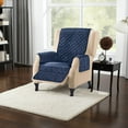 thumbnail image 6 of Collections Etc Reversible Quilted Furniture Protector Cover, Red/Cream, Chair, 6 of 10