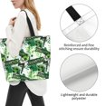 thumbnail image 3 of Pofeuu Football 7 Print Reusable Grocery Bags - Washable, Foldable, Packable Tote, Large Handles, Heavy Duty, Zippered Top Pouch, 3 of 8