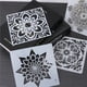 thumbnail image 3 of Injueey 1 juego de plantillas de mandala reutilizables, material de PET ecológico, pintura de puntos de mandala, plantillas huecas para rocas, pintura Artesanía Injueey HA020577-00, 3 of 6
