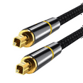 thumbnail image 2 of Digital Optical Audio Cable 2m Output Cable Amplifier Speaker 5.1 Channel Optical Fiber Connection Cable Nylon Braided, 2 of 10