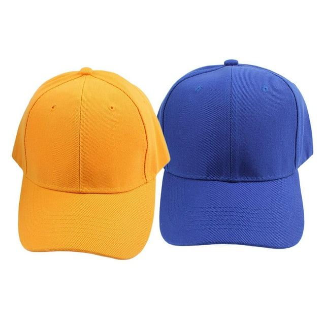 2 piezas Gorra de béisbol premium Gorra de béisbol Hombres Mujeres Gorra de béisbol Gorra deportiva Gorra para golf Sombrero Yinane Sombrero para el sol liso al aire libre