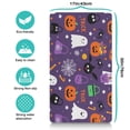 thumbnail image 5 of Happy Halloween Pumpkin Dog Mat for Food and Water Absorbent Water Non-Skid 17x30 Inch Cat Food Mat Ghost Boo Spooky Cat Feeding Mat Dog Water Bowl Mat for Messy Drinker, 5 of 7