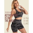 thumbnail image 6 of Effie Lancelot High-Waist Tie-Dye Legging Activewear Set, Women's, XL, 6 of 7