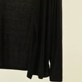 thumbnail image 5 of Feancey Lightweight Cardigans for Women Long Sleeve Open Front Cropped Cardigan Thin Casual Shrugs Solid Color Beach Cover Up Tops Black Free Size, 5 of 6