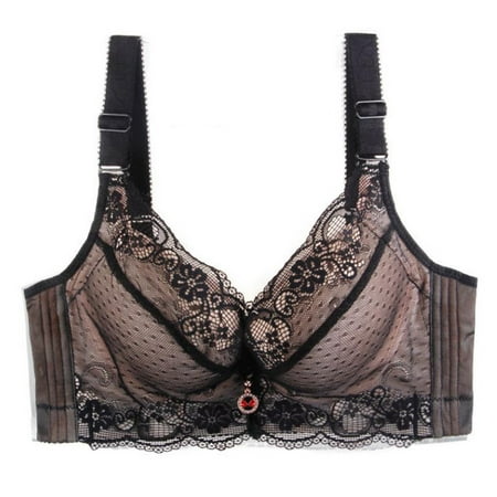 

GWAABD Bra for Woman Big Size Size Bra Sports Extra-Elastic Women s Lace Breathable Trim Plus