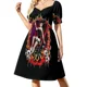 thumbnail image 4 of Vestido de manga corta con la Ley de Atracción, elegante vestido de fiesta para mujer, vestidos de verano, vestido de graduación para mujer, 4 of 8