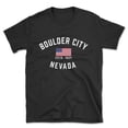 thumbnail image 1 of Boulder City Nevada Patriot Men's Cotton T-Shirt, 1 of 1
