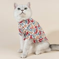 thumbnail image 2 of CSChome Pet Shirt 1 Set Dog Shirt Knot Button Closure Breathable Super Soft Washable Non-Fading Summer Costume Set, 2 of 6