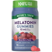 Melatonin Gummies 10mg | 70 Count | Berry Flavor | For Men and Women | by Nature's Truth