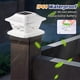 thumbnail image 5 of 6Pcs Solar Post Cap Lights Post Solar Lights LED Light Outdoor Waterproof Fence Post Solar Lights for Wood Fence, 5 of 5