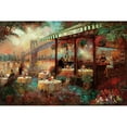 thumbnail image 3 of Manning, Ruane 24x17 Black Modern Framed Museum Art Print Titled - The River Cafe, 3 of 5