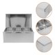 thumbnail image 1 of Moluckfu Caja Para Condimentos De Acero Inoxidable Con Abatible Y Compartimentos Para Organizar Especias En Cocina, 1 of 7