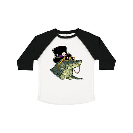 

Inktastic Mardi Gras VooDoo Gator Gift Toddler Boy or Toddler Girl T-Shirt