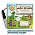 thumbnail image 5 of Essential Verbal Concepts and Vocabulary Flashcards; for Pre-K - Kindergarten; 90 flashcards with Over 200 Questions, Stickers, Fun Activities, Games, Pen Included, 5 of 11
