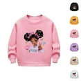thumbnail image 6 of ZACPNCV Girls Cute Graphic Crewneck Sweatshirt Long Sleeve Drop Shoulder Pullover Tops Pink 5-6 Years, 6 of 6