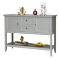 thumbnail image 1 of Costway Sideboard Buffet Table Wooden Console Table w/ Drawers & Cabinets Gray, 1 of 10