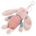 thumbnail image 2 of Shisuyan Stuffed Bunny Keychain Lovely Animal Keyring Rabbit Key Chain Hanging Keychain Bag Pendant, 2 of 9